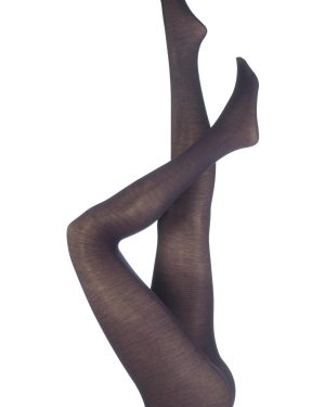 1 Pair Purple Jennifer Merino Wool Tights Ladies Small - Trasparenze