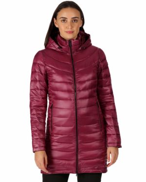 (10, Amaranth Haze) Regatta Womens Andel III Lightweight Insulated Parka Jacket - Amaranth Haze