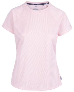 (10, Pink Shell) Trespass Womens Activewear Short Sleeve Top Nayasa
