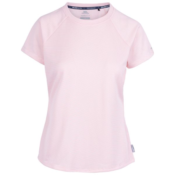 (10, Pink Shell) Trespass Womens Activewear Short Sleeve Top Nayasa