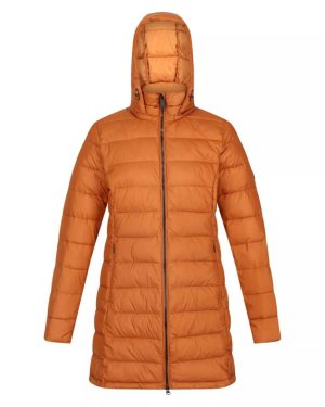 (10 UK, Copper Almond) Regatta Womens/Ladies Starler Padded Jacket