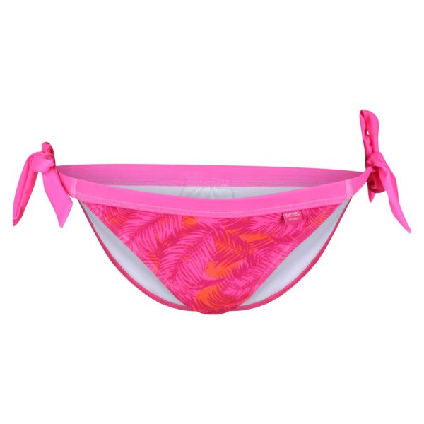 (10 UK, Fusion Pink) Regatta Womens/Ladies Flavia Palm Leaf Bikini Bottoms