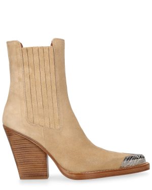 100mm Dallas Suede Ankle Boots