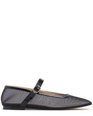 10mm Mary Jane Mesh Ballet Flats