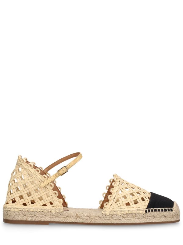 10mm Sunburst Raffia Espadrilles
