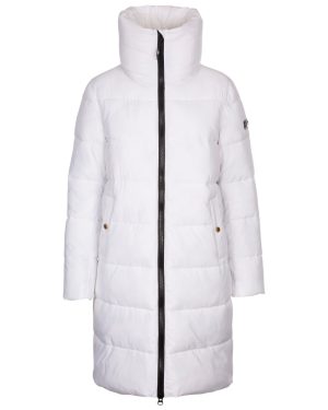 (12, White) Trespass Womens Padded Jacket Deep Collar Faith