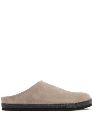 20mm Suede Clogs
