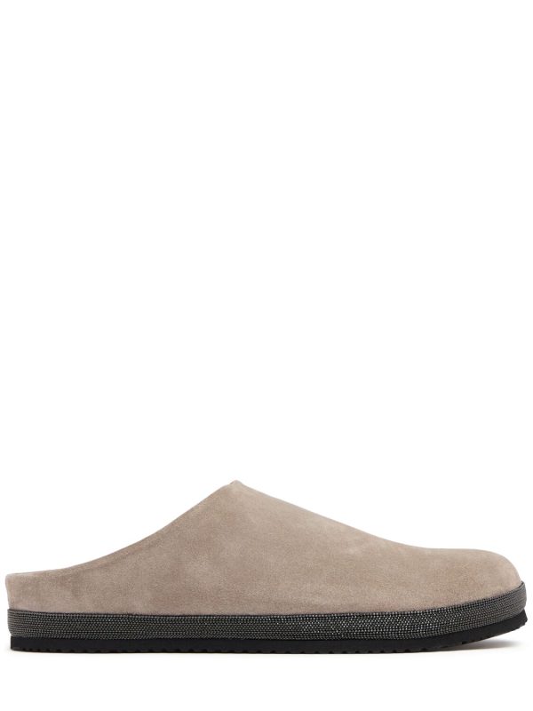 20mm Suede Clogs
