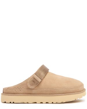 25mm Goldenstar Suede Clogs