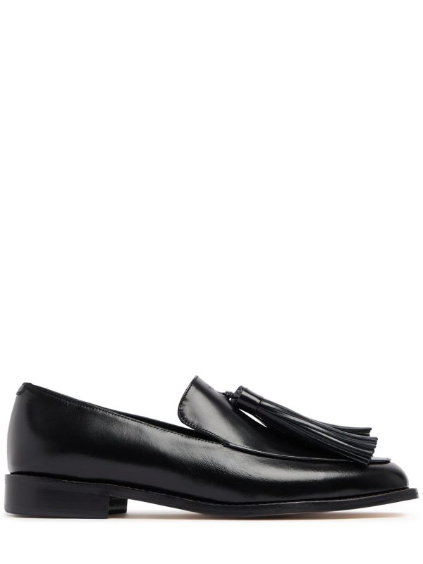 25mm Leather Tassel Loafers