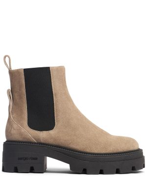 25mm Suede Chelsea Boots
