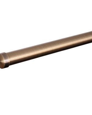 28mm End Cap Curtain Pole Antique Brass