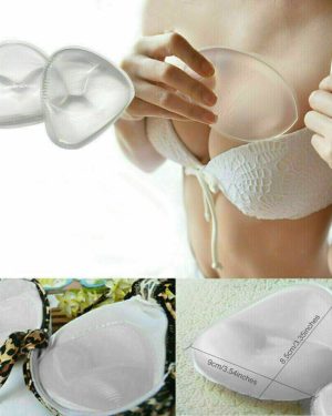 2pc Silicone Gel Bra Bikini Breast Enhancers Push Up Pads Inserts