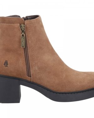 (3 (Adults')) Adele | Tan | Women's Heeled Ankle Boots