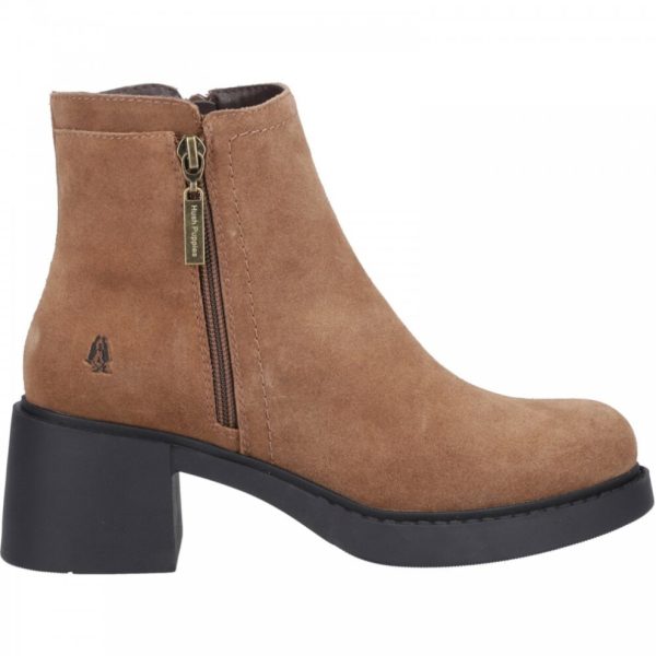 (3 (Adults')) Adele | Tan | Women's Heeled Ankle Boots