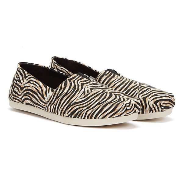 (3) TOMS Alpargata Liger Print Womens Beige Espadrilles