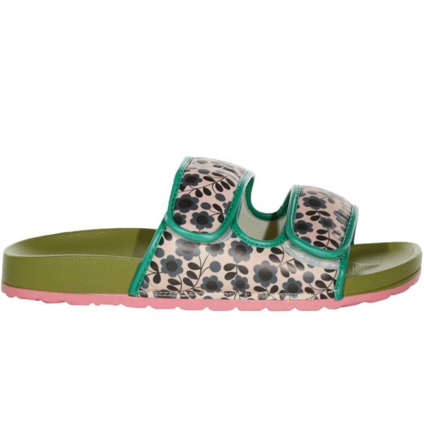 (3 UK, Midnight Floral) Regatta Orla Kiely Twin Strap Summer Beach Sandals Flip Flops Slide Sliders