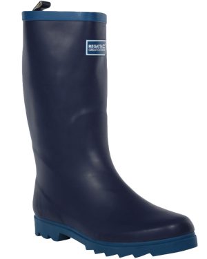 (3 UK, Navy) Regatta Womens Fairweather Cosy Outdoor Wellington Boots Rain Boots Wellies