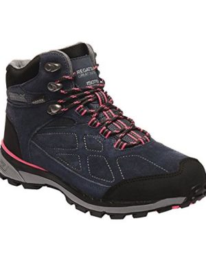 (3 UK, Navy/Duchess Pink) Regatta Womens/Ladies Samaris Suede Walking Boots