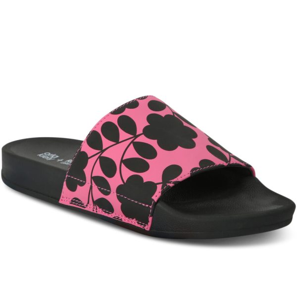 (3 UK, Pink Floral) Regatta Orla Kiely Floral Summer Beach Sandals Thongs Flip Flops Slide Sliders