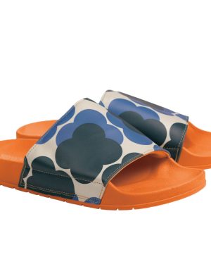 (3 UK, Shadow Floral) Regatta Orla Kiely Floral Summer Beach Sandals Thongs Flip Flops Slide Sliders