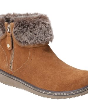 (3 UK, Tan) Hush Puppies Womens/Ladies Penny Zip Ankle Boot