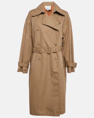 3.1 Phillip Lim Beige Gabardine Double Breasted Trench Coat M