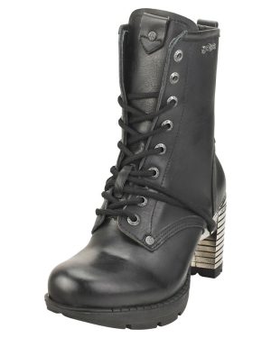 (3.5) New Rock Ankle Boot Trail M-tr001-s1 Womens Ankle Boots in Black