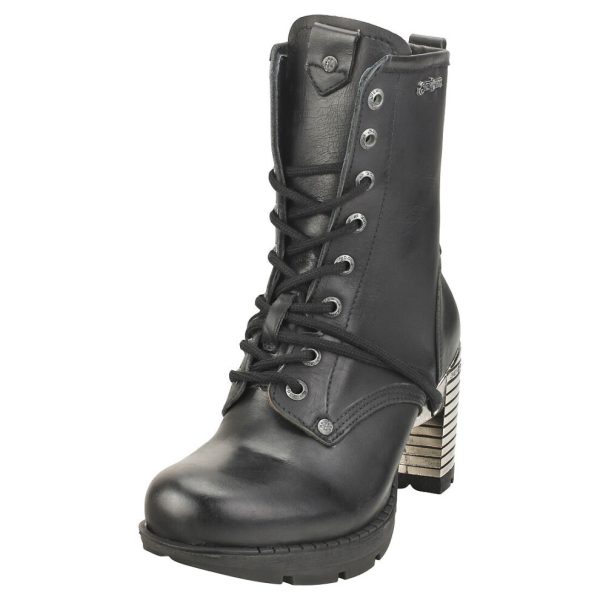(3.5) New Rock Ankle Boot Trail M-tr001-s1 Womens Ankle Boots in Black