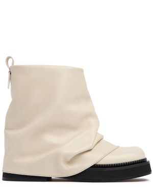 30mm Mini Robin Leather Combat Boots