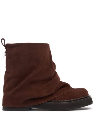 30mm Mini Robin Suede Combat Boots