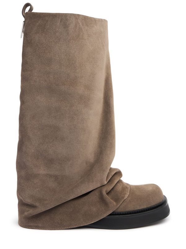 30mm Robin Suede Combat Boots