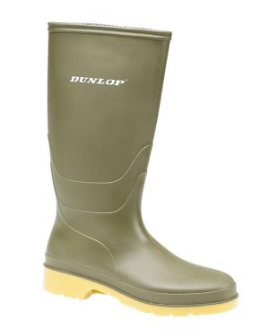(39 EUR, Green) DUNLOP Ladies/Womens 16247 DULLS Rain Welly Boot / Wellington Boots