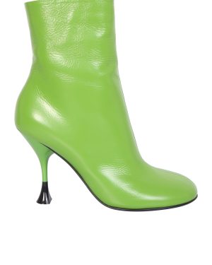 3JUIN Green Lidia Ankle Boots