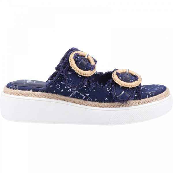 (4 (Adults')) Favor Howdy | Navy | Women's Sliders