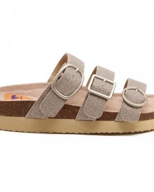 (5 (Adults')) Astor Glenn Glitter | Gold | Women's Platform Sandals