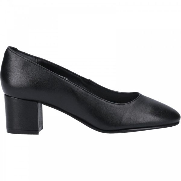(6 (Adults')) Anna Wide | Black | Women's Wide Court Shoes