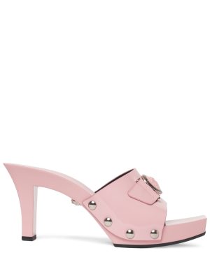 60mm Patent Leather Clogs