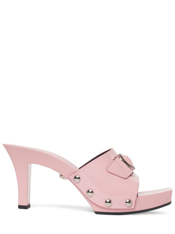 60mm Patent Leather Clogs