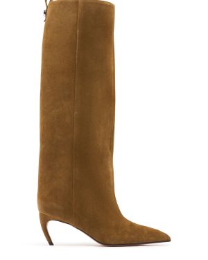 65mm Lea Suede Boots