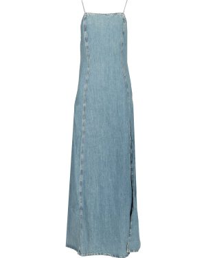 7 For All Mankind Denim Slip Dress
