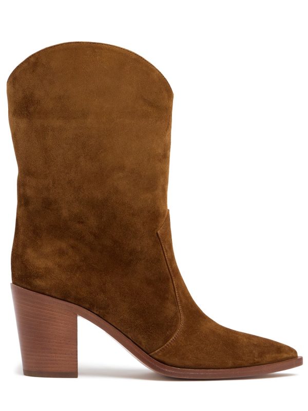 70mm Denver Suede Cowboy Boots