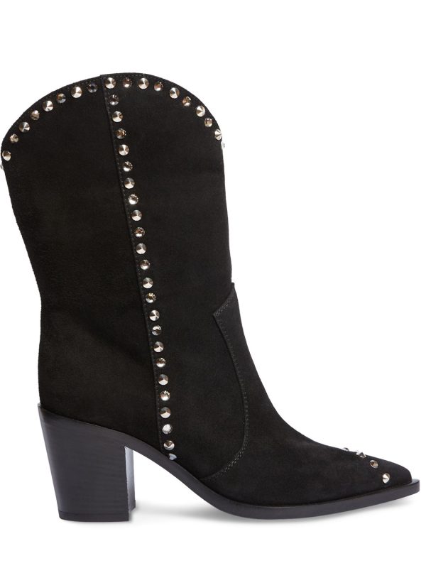 70mm Suede Cowboy Boots
