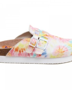 (8 (Adults')) Abel Plus | Tucker | Pastel/Multi | Women's Tie-Dye Clogs
