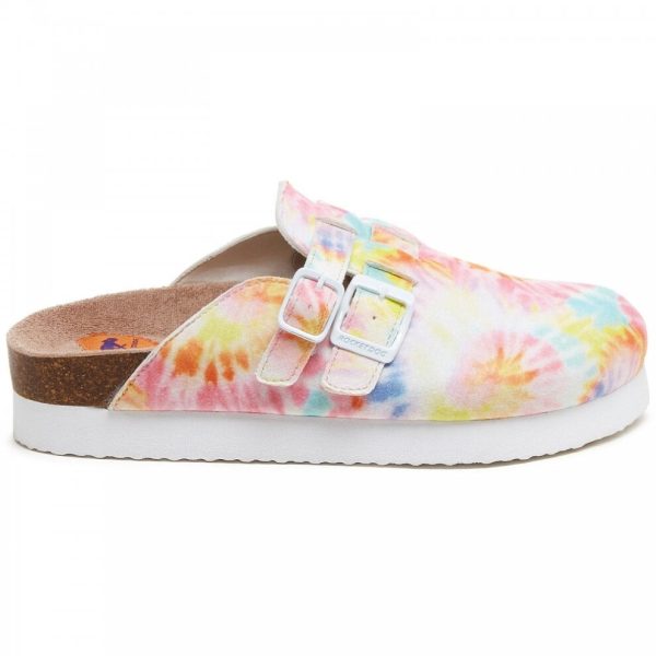 (8 (Adults')) Abel Plus | Tucker | Pastel/Multi | Women's Tie-Dye Clogs