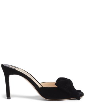 85mm Brigitte Velvet Mules