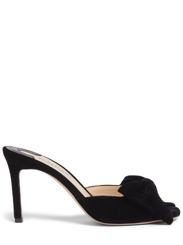 85mm Brigitte Velvet Mules