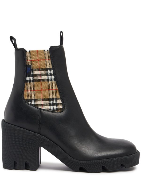 85mm Lf Stride Leather Chelsea Boots