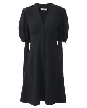 A-LINE DRESS IN CRPE - Chloe` - Woman