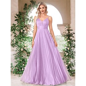 A-Line Quinceanera Dresses Elegant Dress Formal Wedding Floor Length Sleeveless Spaghetti Strap Chiffon with Pleats 2025